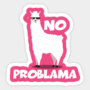 No Problama Sticker